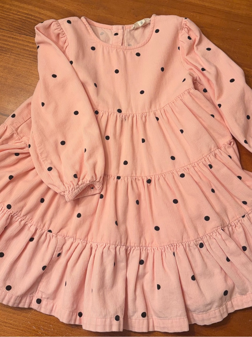 Tucker + Tate Pink Polka Dot Tiered Dress